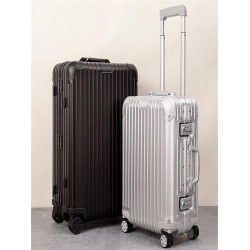 全鋁鎂合金行李箱抗摔拉桿箱20萬向輪男女登機箱24寸密碼箱旅行箱