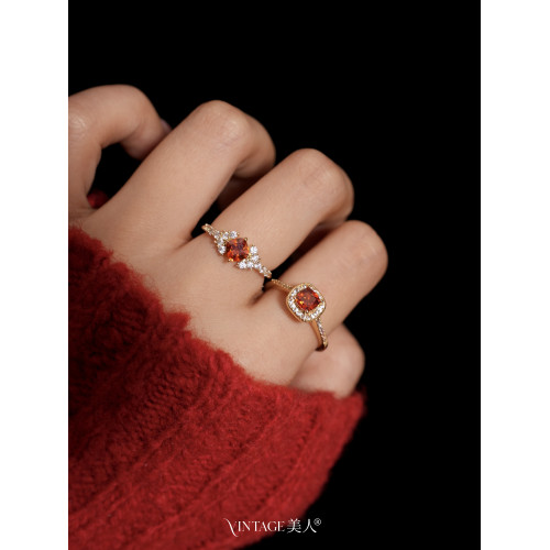 「斯嘉麗舞會」多款入!法式宮廷復古閃耀高級感顯白紅色開口戒指 「斯嘉麗舞會」多款入!法式宮廷復古閃耀高級感顯白紅色開口戒指