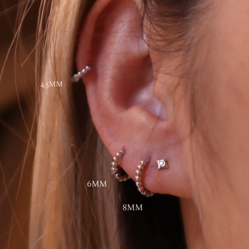 升級s925厚鍍金耳屏環!3.5MM單隻迷你耳皮釘豆豆小耳圈邊緣耳骨釘 升級s925厚鍍金耳屏環!3.5MM單隻迷你耳皮釘豆豆小耳圈邊緣耳骨釘