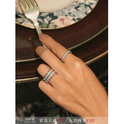 Boonee alus蛇紋鋯石戒指女輕奢高級感裝飾食指戒百搭明星同款