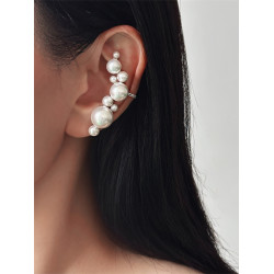 法式高級感大小珍珠耳骨夾女2026年新款小衆時尚輕奢設計感耳飾潮