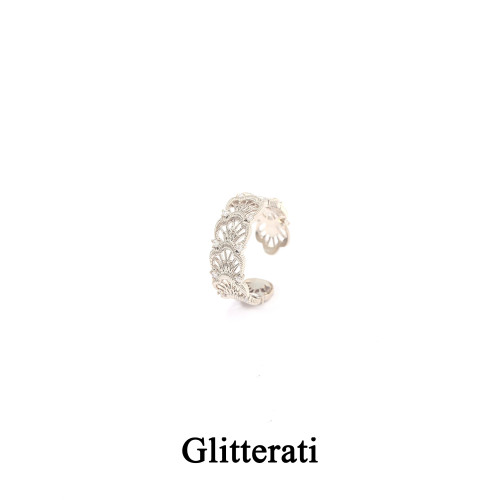 吟縷戒指女2026新款小衆輕奢開口素圈食指戒高級感開口戒