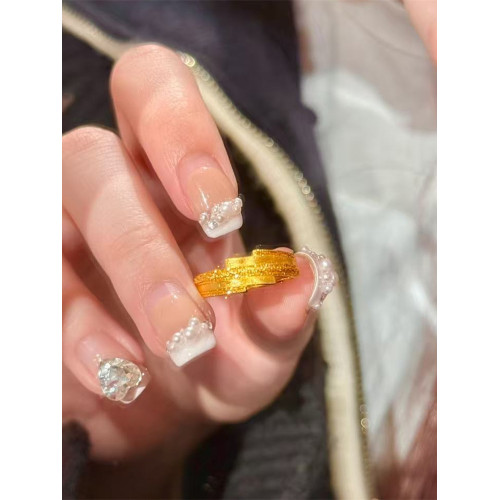 《絨光躍金》復古國潮24k金戒指小衆獨特細膩質感不掉色百搭女ins