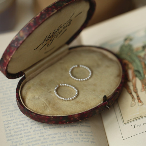 特 迷你小珍珠 美國進口14k包金極細施家珍珠戒指女曡帶 特 迷你小珍珠 美國進口14k包金極細施家珍珠戒指女曡帶