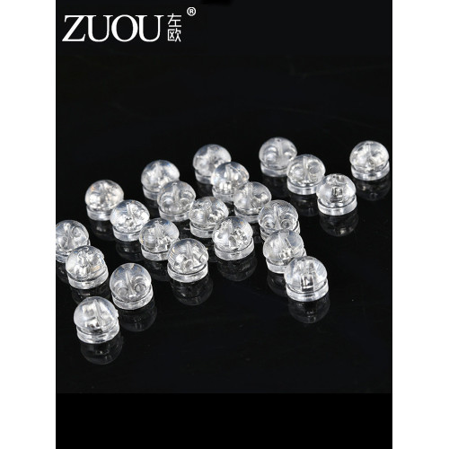 耳堵防掉超緊矽膠耳環耳釘後塞子耳帽配件防丟脫落通用耳飾固定塞