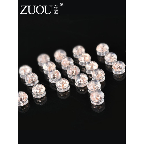 耳堵防掉超緊矽膠耳環耳釘後塞子耳帽配件防丟脫落通用耳飾固定塞