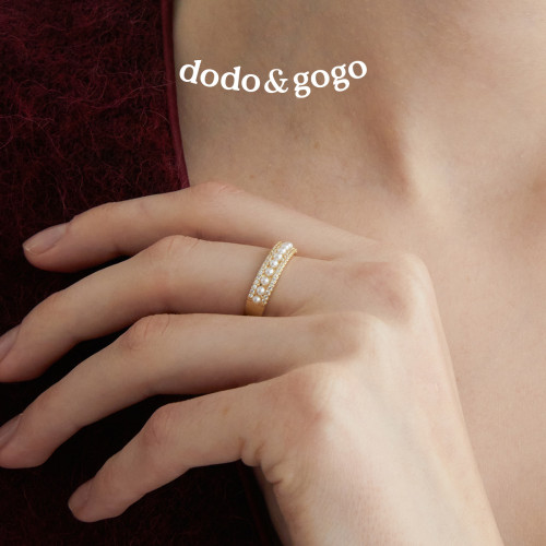 DODOGOGO仿珍珠戒指女小衆開口食指戒高級網紅簡約時尚2026新款戒 DODOGOGO仿珍珠戒指女小衆開口食指戒高級網紅簡約時尚2026新款戒