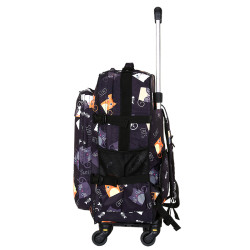 新品雙肩拉桿包後後背包多功能防水旅行包女超輕男大容量萬向輪行李箱