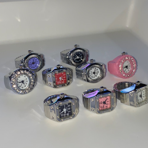 Komeiku 手錶戒指復古ins多巴胺男女千禧辣妹y2k蹦迪原宿會走時 Komeiku 手錶戒指復古ins多巴胺男女千禧辣妹y2k蹦迪原宿會走時