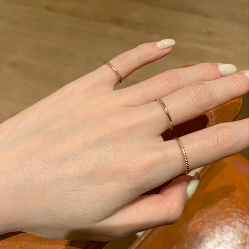 曡戴絕了！古董細金線中式復古曡搭戒指精緻日常套戒實用百搭