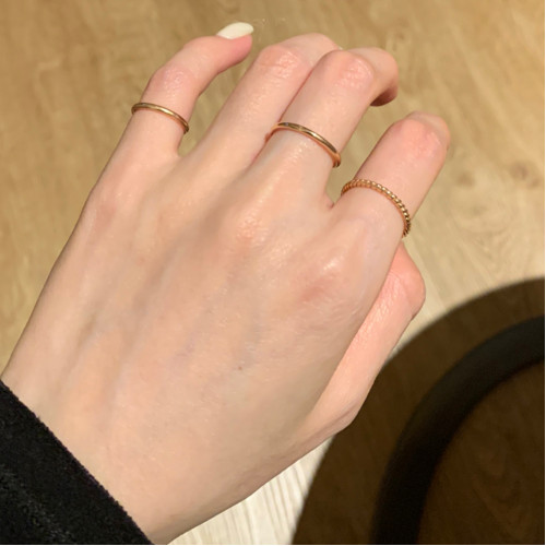 曡戴絕了！古董細金線中式復古曡搭戒指精緻日常套戒實用百搭