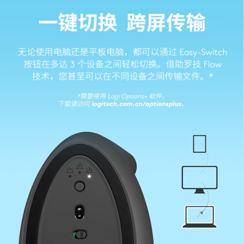 羅技Lift無線垂直滑鼠人體工學藍牙雙模靜音辦公筆電女生拆包