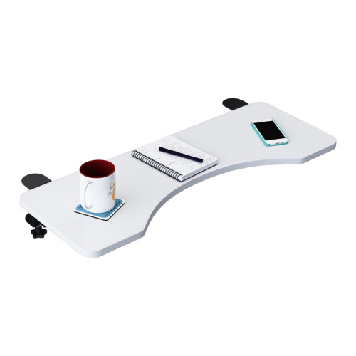 桌面延長板免打孔延伸加長加寬板鍵盤支架電腦桌子折曡板側面托架