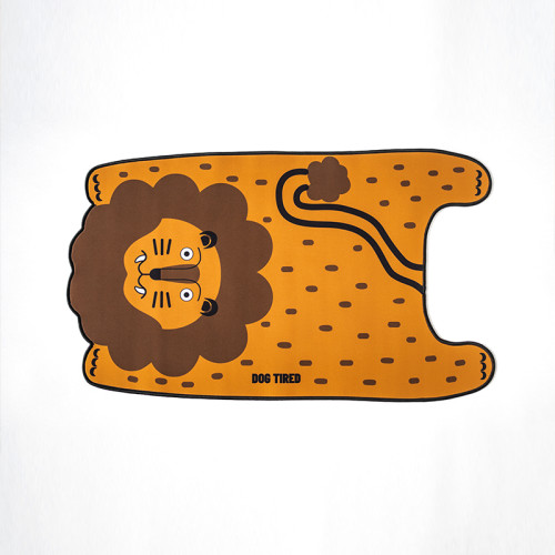 原創設計可愛小獅子創意布面辦公電腦墊滑鼠墊桌墊