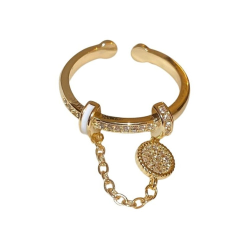 網紅閃鑽鋯石日韓氣質百搭開口戒指ins學生2024年新潮冷淡風指環 網紅閃鑽鋯石日韓氣質百搭開口戒指ins學生2024年新潮冷淡風指環