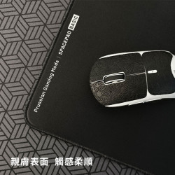 Spacepad普魯士親膚超細粗布亂紋FPS遊戯電競超大鍵盤滑鼠墊