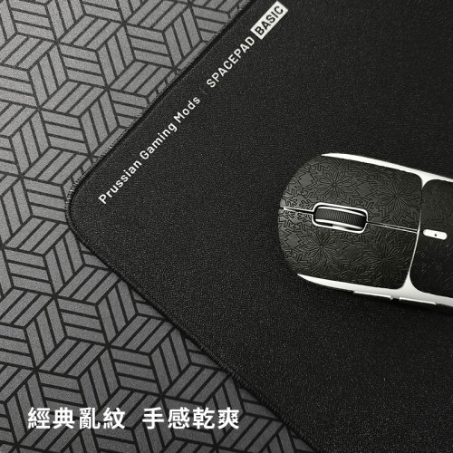 Spacepad普魯士親膚超細粗布亂紋FPS遊戯電競超大鍵盤滑鼠墊