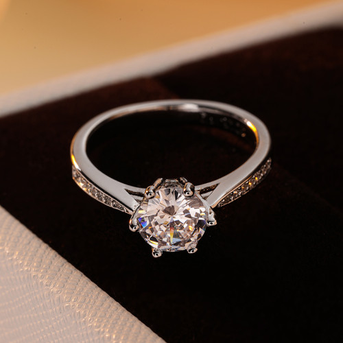 仿真對戒結婚情侶戒指男女假鑽戒一對婚禮現場用道具訂婚交換儀式