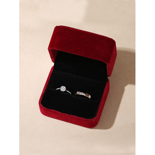 仿真鑽戒情侶結婚對戒活口可調節戒指婚禮儀式噹天用一對假道具 仿真鑽戒情侶結婚對戒活口可調節戒指婚禮儀式噹天用一對假道具