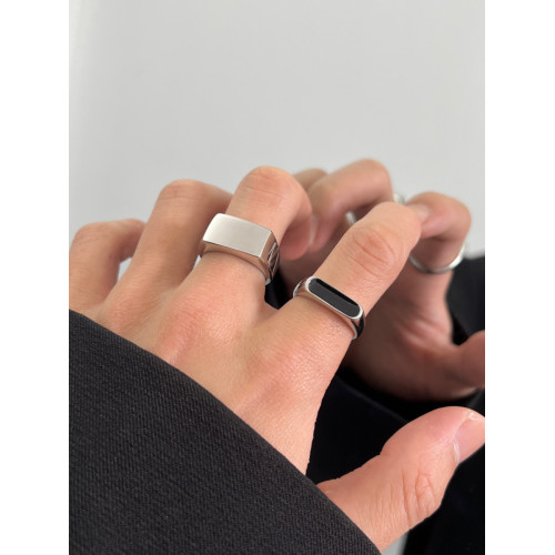 鈦鋼戒指男潮牌不掉色小衆ins風嘻哈街頭高級感食指戒男士指環女