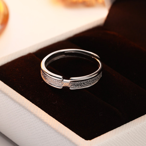 結婚戒指仿真莫桑石鑽戒情侶一對鴿子蛋婚戒男女假對戒可調節儀式