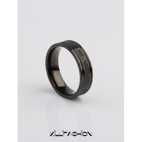 羅馬數字鈦鋼戒指男高級感閉口大碼冷淡風ins潮小衆個性男生指環 羅馬數字鈦鋼戒指男高級感閉口大碼冷淡風ins潮小衆個性男生指環