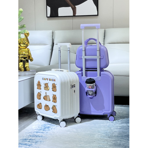 兒童行李箱女小型輕便18寸登機小學生男拉桿箱卡通可坐旅行密碼箱