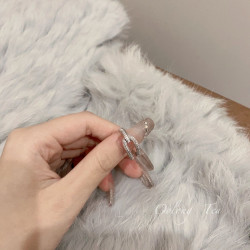 如蝶在野 微鑲鋯石小衆設計可調節戒指食指氣質女百搭開口戒