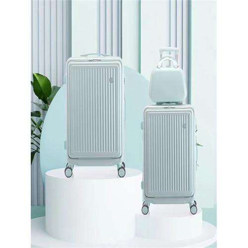 側開行李箱2025新款可擴展多功能20寸拉桿旅行箱登機密碼皮箱 側開行李箱2025新款可擴展多功能20寸拉桿旅行箱登機密碼皮箱