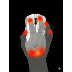 滑鼠模型 主流電競遊戯滑鼠白模試手感3D打印滑鼠模型卓威ROG