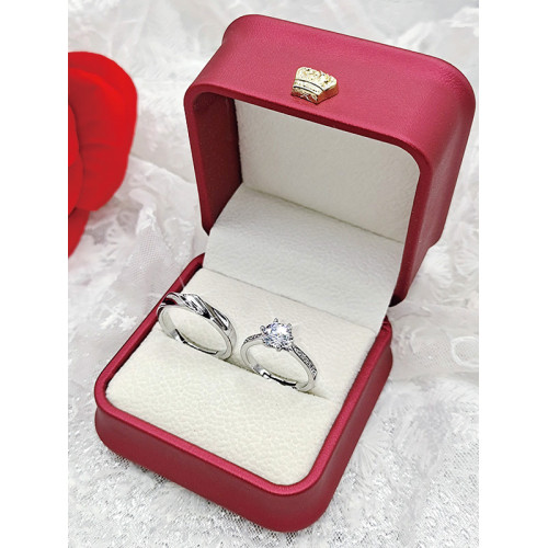 假鑽戒結婚一對婚禮儀式專用男女仿真對戒活口求訂婚紗照戒指道具 假鑽戒結婚一對婚禮儀式專用男女仿真對戒活口求訂婚紗照戒指道具