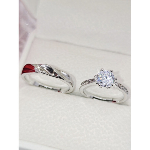 假鑽戒結婚一對婚禮儀式專用男女仿真對戒活口求訂婚紗照戒指道具 假鑽戒結婚一對婚禮儀式專用男女仿真對戒活口求訂婚紗照戒指道具