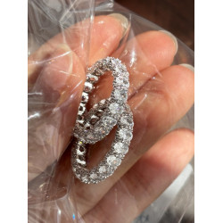 銀色鋯石排鑽戒指女食指戒子曡戴時尚精緻高級感尾戒對戒獨特指環