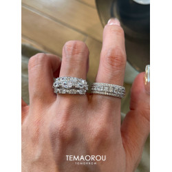 不撞款vintage曡戴華麗重工排鑽戒指爆閃老錢風食指戒高級感貴氣