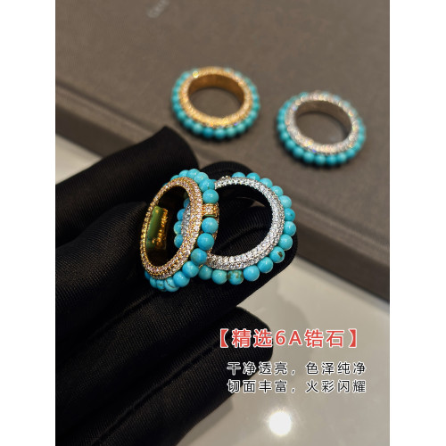 天然綠松石戒指女2026新款爆款藍色小衆設計輕奢高級感中古食指環