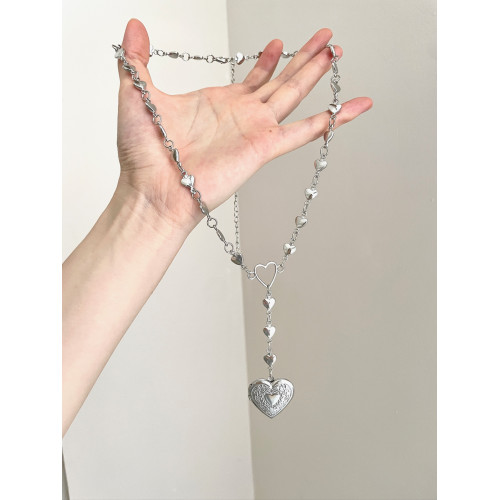 Vintage古著 The secret of the heart box項鍊