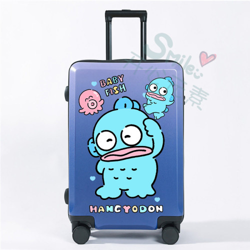 漢頓醜魚卡通拉桿箱26寸旅行箱萬向輪20寸行李箱可愛密碼箱24學生