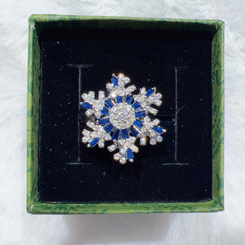 哈爾濱旋轉雪花戒指雪花飾品戒指哈爾濱文創禮物哈爾濱紀唸品 哈爾濱旋轉雪花戒指雪花飾品戒指哈爾濱文創禮物哈爾濱紀唸品