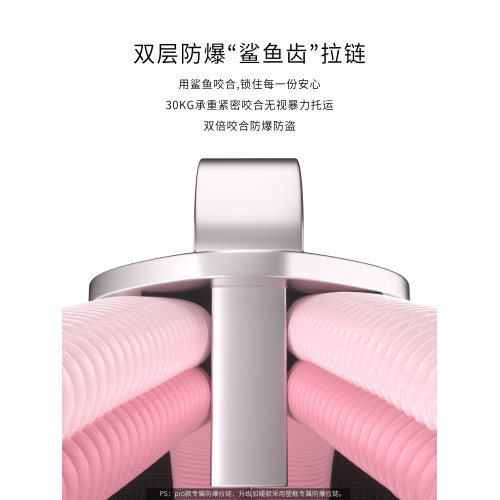 EOAO側開口行李箱女2026新款可擴展多功能拉桿箱20寸旅行箱登機箱