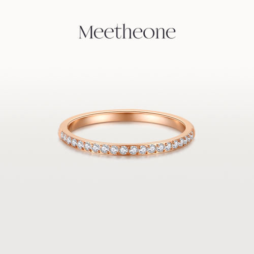 細版20鑽戒指細碎鑽排鑽尾戒小指女曡戴不掉色小衆設計輕奢高級感