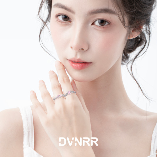 DVNRR甜心戰士 原創設計少女心甜美優雅閨蜜對戒銅