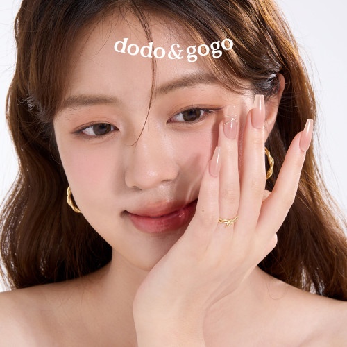 DODOGOGO金屬繩結戒指女可調節ins簡約復古風手飾獨特設計開口戒