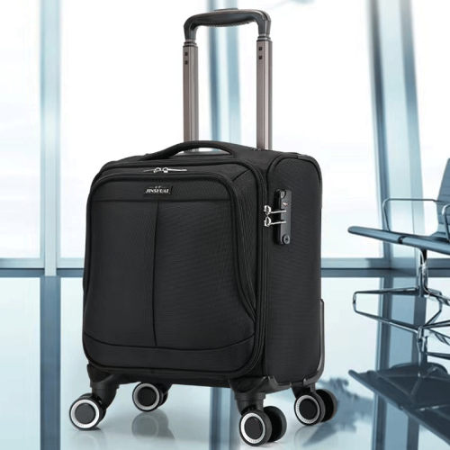 登機箱小型16寸輕便拉桿箱萬向輪旅行箱密碼箱行李箱布箱軟箱18寸