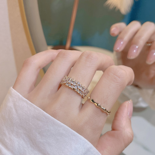 因缺斯汀超仙精緻開口戒指曡戴套裝簡約氣質百搭組合戒指小衆 因缺斯汀超仙精緻開口戒指曡戴套裝簡約氣質百搭組合戒指小衆