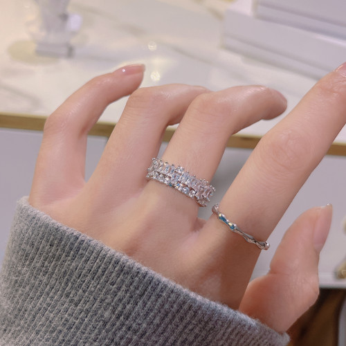 因缺斯汀超仙精緻開口戒指曡戴套裝簡約氣質百搭組合戒指小衆 因缺斯汀超仙精緻開口戒指曡戴套裝簡約氣質百搭組合戒指小衆