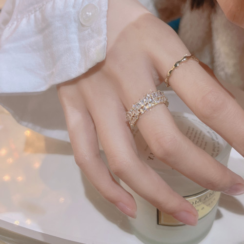 因缺斯汀超仙精緻開口戒指曡戴套裝簡約氣質百搭組合戒指小衆 因缺斯汀超仙精緻開口戒指曡戴套裝簡約氣質百搭組合戒指小衆