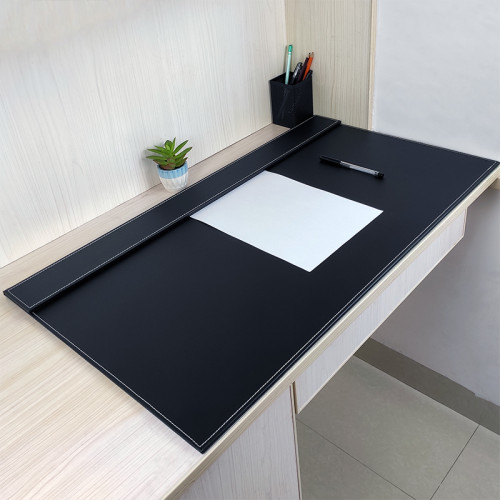 皮質辦公寫字桌墊超大號皮革大班墊商務案台書寫板滑鼠墊硬面加厚