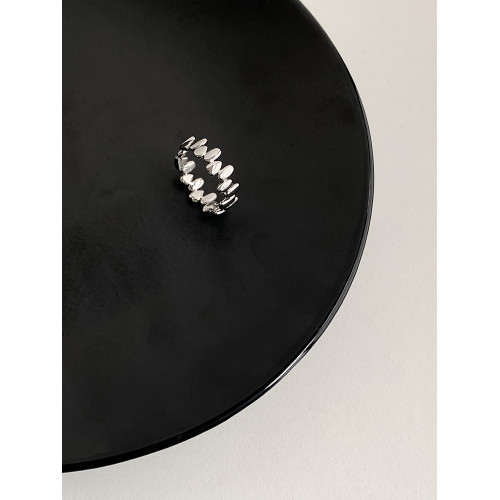 DOUDOUSTORE小衆設計不規則幾何戒指女個性開口食指戒指環手飾