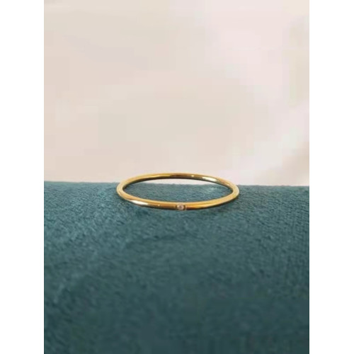網紅極細~戒指女小衆設計高級感輕奢鋯石鈦鋼不掉色細戒素圈尾戒 網紅極細~戒指女小衆設計高級感輕奢鋯石鈦鋼不掉色細戒素圈尾戒