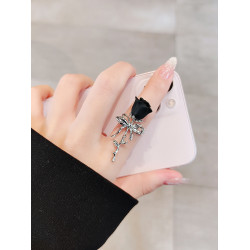 LYNNROMAN個性小衆荊棘玫瑰戒指女高級感食指戒冷淡風開口戒指環